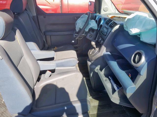 5J6YH18756L003920 - 2006 HONDA ELEMENT EX SILVER photo 5