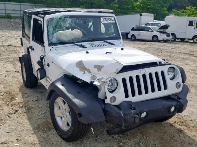 1C4AJWAG6JL815013 - 2018 JEEP WRANGLER S WHITE photo 1