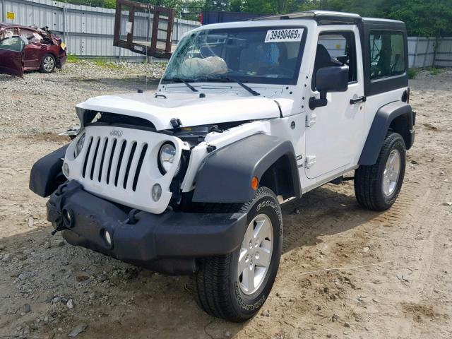 1C4AJWAG6JL815013 - 2018 JEEP WRANGLER S WHITE photo 2