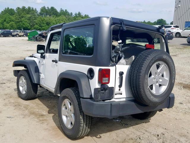 1C4AJWAG6JL815013 - 2018 JEEP WRANGLER S WHITE photo 3