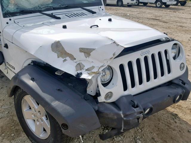 1C4AJWAG6JL815013 - 2018 JEEP WRANGLER S WHITE photo 9