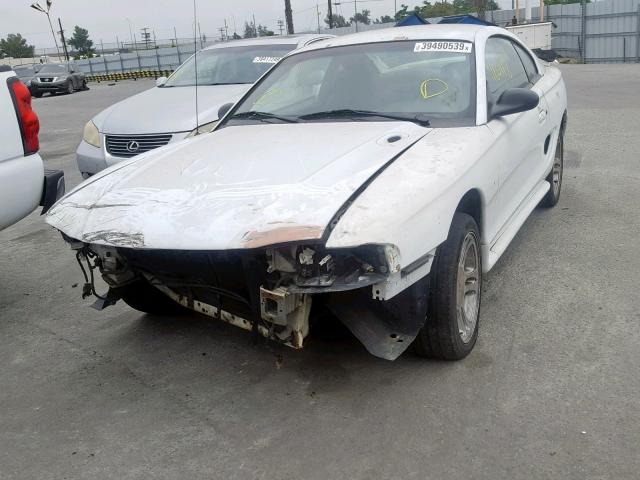 1FALP42XXTF124939 - 1996 FORD MUSTANG GT WHITE photo 2