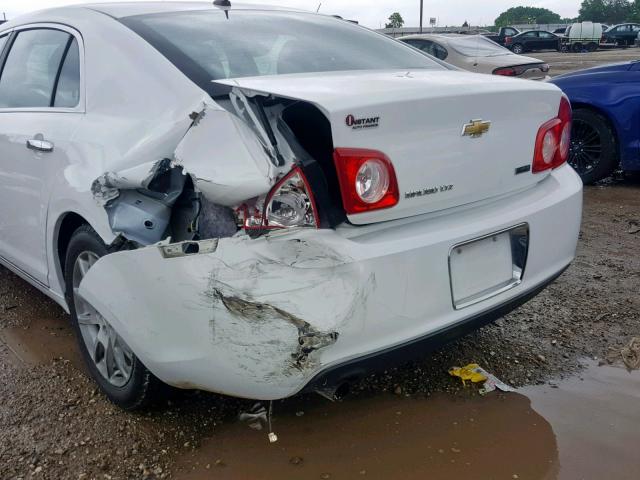 1G1ZE5EUXBF363092 - 2011 CHEVROLET MALIBU LTZ თეთრი ფოტო 9