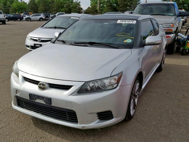 JTKJF5C77D3056250 - 2013 TOYOTA SCION TC SILVER photo 2