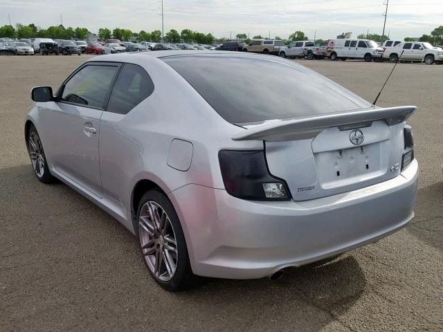 JTKJF5C77D3056250 - 2013 TOYOTA SCION TC SILVER photo 3