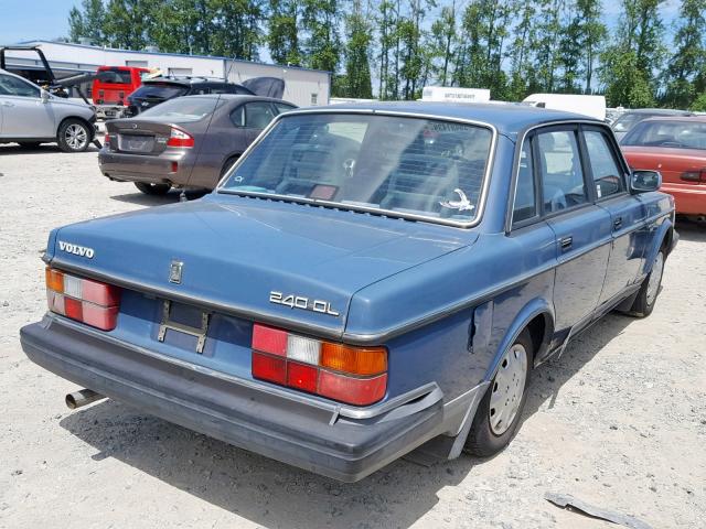 YV1AA8845L1400684 - 1990 VOLVO 240 BASE BLUE photo 4