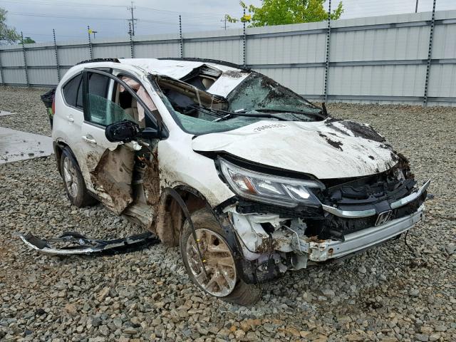 5J6RM4H73FL061008 - 2015 HONDA CR-V EXL WHITE photo 1