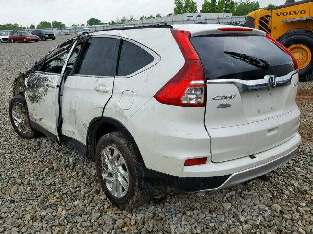 5J6RM4H73FL061008 - 2015 HONDA CR-V EXL WHITE photo 3