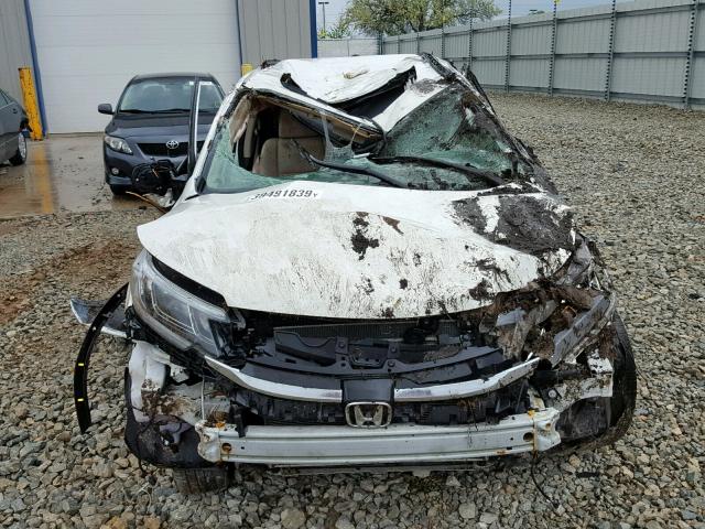 5J6RM4H73FL061008 - 2015 HONDA CR-V EXL WHITE photo 9