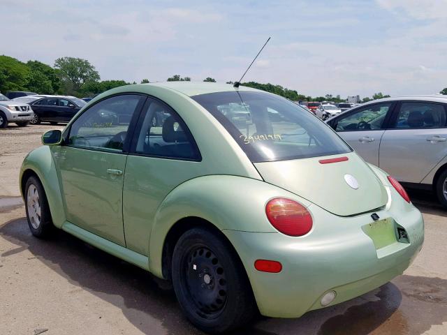 3VWCB21C92M421661 - 2002 VOLKSWAGEN NEW BEETLE Yaşıl foto 3