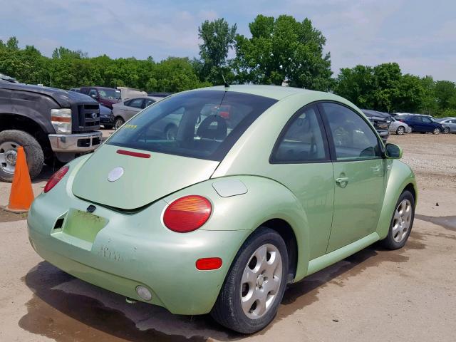 3VWCB21C92M421661 - 2002 VOLKSWAGEN NEW BEETLE Yaşıl foto 4