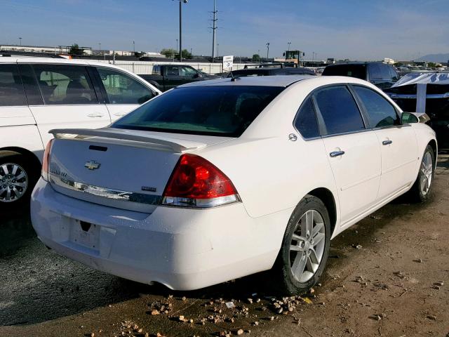 2G1WU583581349058 - 2008 CHEVROLET IMPALA LTZ WHITE photo 4