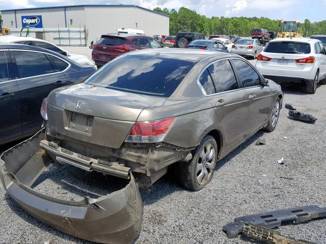 1HGCP26808A048722 - 2008 HONDA ACCORD EXL GOLD photo 4