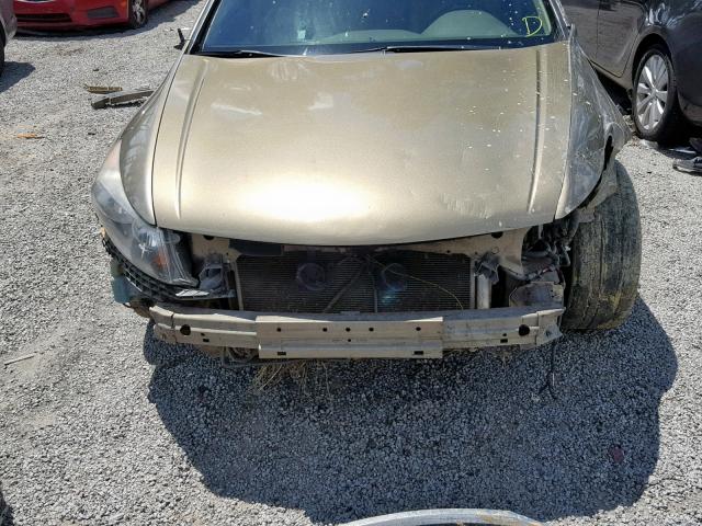 1HGCP26808A048722 - 2008 HONDA ACCORD EXL GOLD photo 9