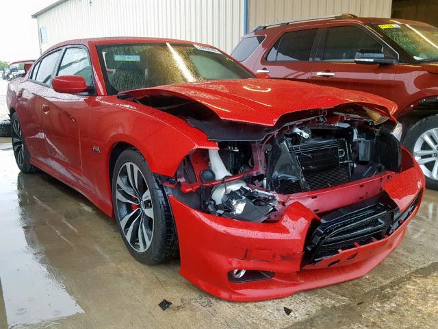 2C3CDXEJ7DH507480 - 2013 DODGE CHARGER SR RED photo 1