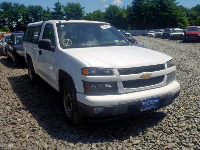 1GCCSBF90C8150351 - 2012 CHEVROLET COLORADO WHITE photo 1