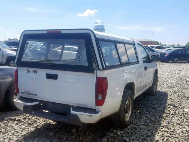 1GCCSBF90C8150351 - 2012 CHEVROLET COLORADO WHITE photo 4