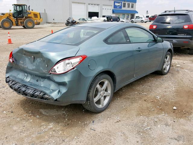 1G2ZH17N394195108 - 2009 PONTIAC G6 GT GREEN photo 4