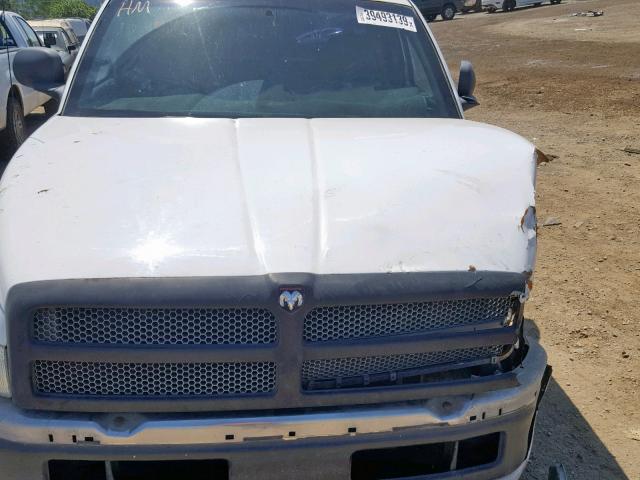 1B7KC23Z4YJ133162 - 2000 DODGE RAM 2500 WHITE photo 7