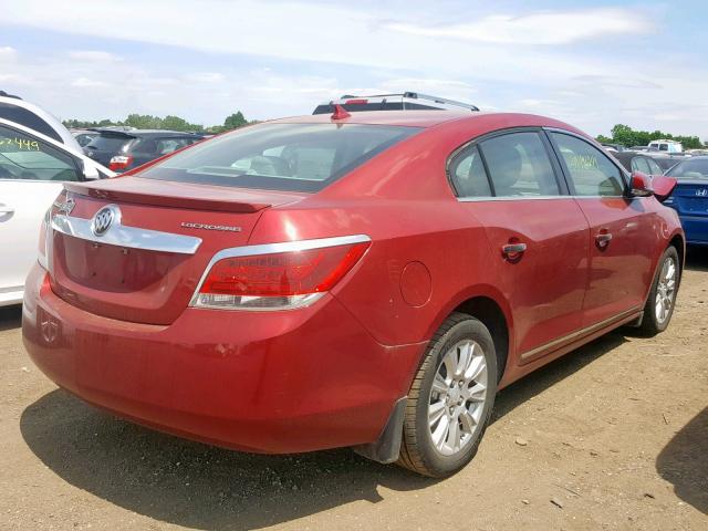 1G4GC5ER4CF272395 - 2012 BUICK LACROSSE RED photo 4