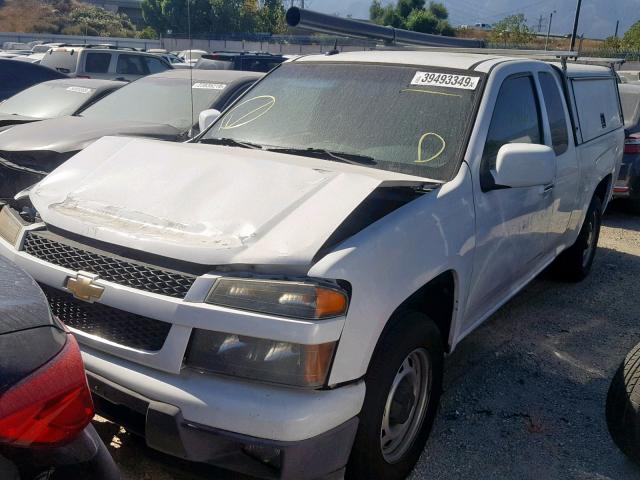 1GCCS199998123521 - 2009 CHEVROLET COLORADO WHITE photo 2