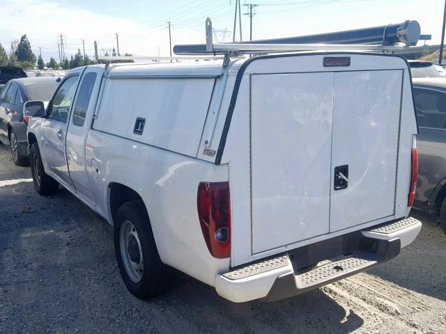 1GCCS199998123521 - 2009 CHEVROLET COLORADO WHITE photo 3