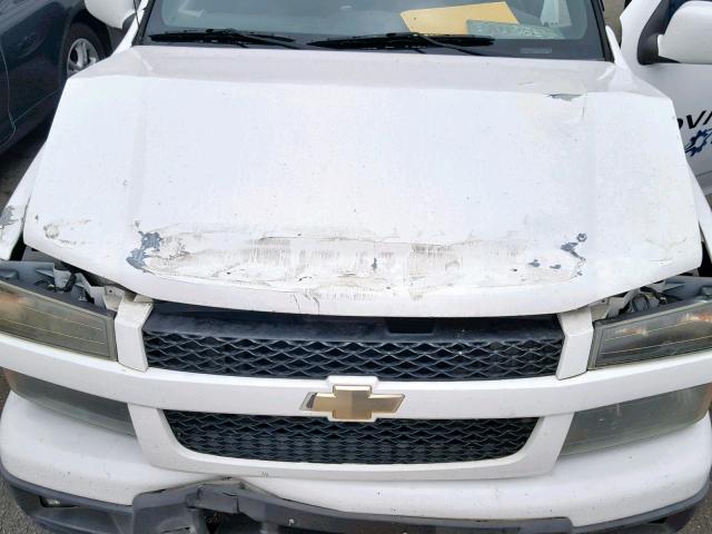 1GCCS199998123521 - 2009 CHEVROLET COLORADO WHITE photo 7