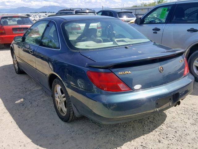 19UYA3150WL005686 - 1998 ACURA 2.3CL GREEN photo 3