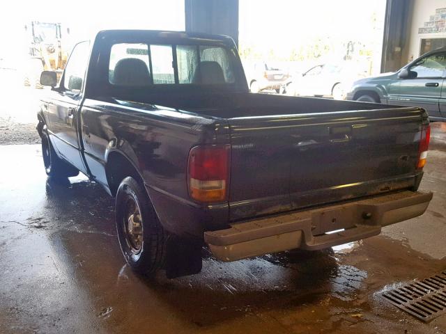 1FTCR10A4TPA38103 - 1996 FORD RANGER BLACK photo 3