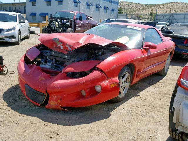 2G2FS22K6X2223784 - 1999 PONTIAC FIREBIRD RED photo 2