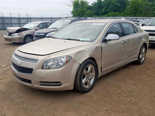 1G1ZC5EB8AF108914 - 2010 CHEVROLET MALIBU 1LT 棕色 照片 2