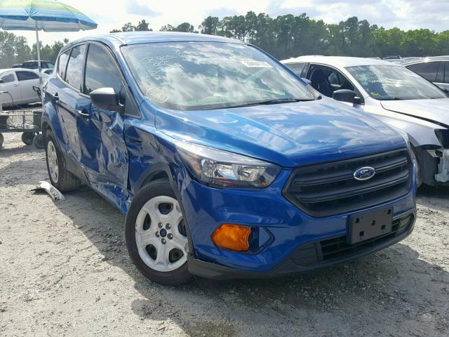 1FMCU0F73JUD03916 - 2018 FORD ESCAPE S BLUE photo 1