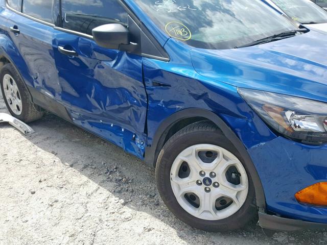 1FMCU0F73JUD03916 - 2018 FORD ESCAPE S BLUE photo 9