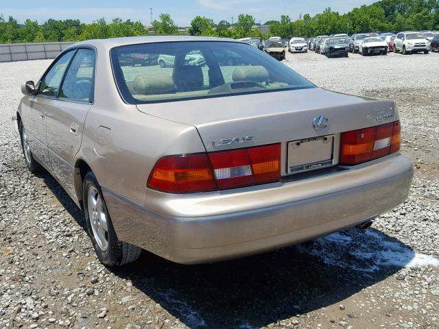 JT8BF28G3W0127885 - 1998 LEXUS ES 300 GOLD photo 3