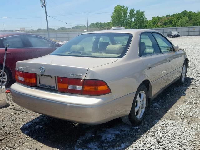 JT8BF28G3W0127885 - 1998 LEXUS ES 300 GOLD photo 4