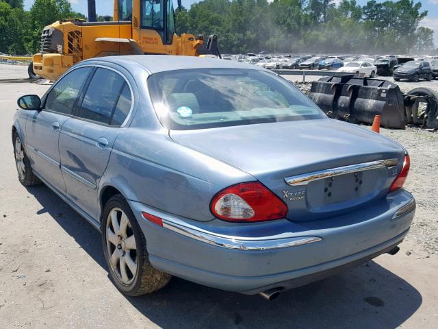 SAJEA51C34WD61710 - 2004 JAGUAR X-TYPE 3.0 BLUE photo 3