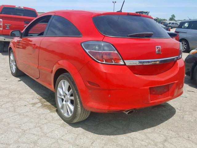 W08AT271985120490 - 2008 SATURN ASTRA XR RED photo 3