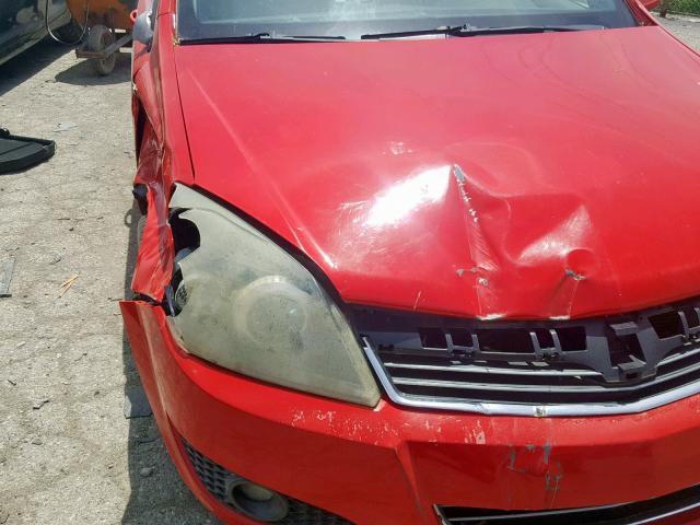 W08AT271985120490 - 2008 SATURN ASTRA XR RED photo 9