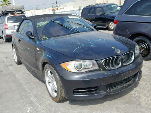 WBAUN935X9VE94737 - 2009 BMW 135 I BLACK photo 1