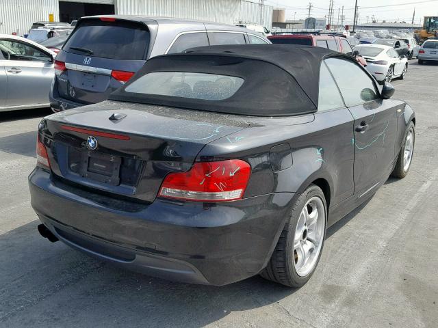 WBAUN935X9VE94737 - 2009 BMW 135 I BLACK photo 4