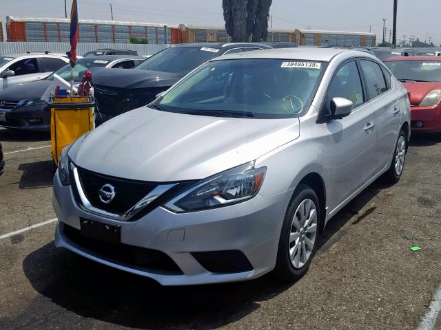 3N1AB7AP3KY272783 - 2019 NISSAN SENTRA S GRAY photo 2