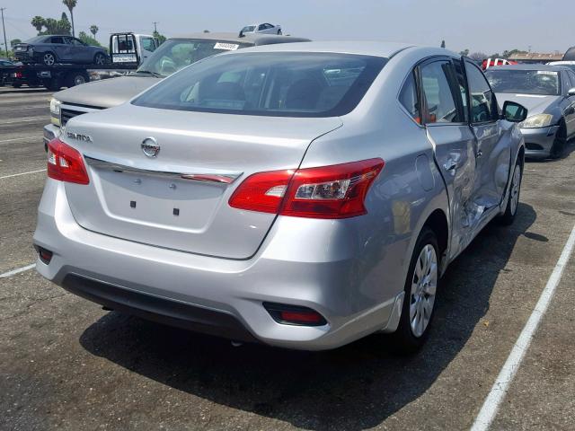 3N1AB7AP3KY272783 - 2019 NISSAN SENTRA S GRAY photo 4