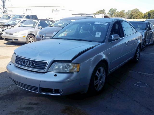 WAUED54B81N032523 - 2001 AUDI A6 2.7T QU SILVER photo 2