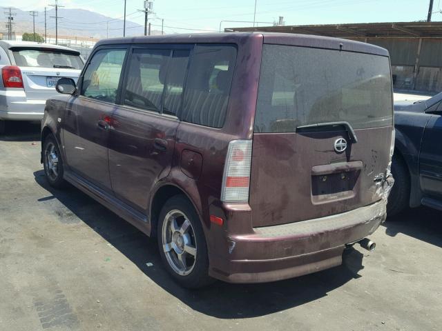 JTLKT324650174250 - 2005 TOYOTA SCION XB მუქწითელი ფოტო 3