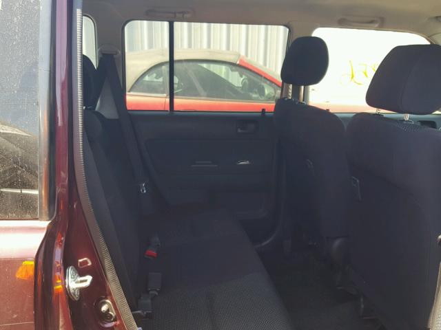 JTLKT324650174250 - 2005 TOYOTA SCION XB მუქწითელი ფოტო 6