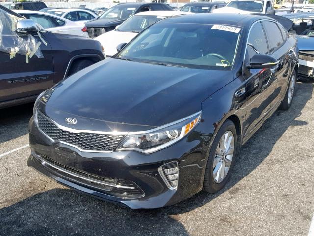 5XXGT4L31JG247174 - 2018 KIA OPTIMA LX BLACK photo 2