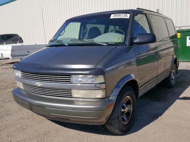 1GNDM19W9VB193500 - 1997 CHEVROLET ASTRO GRAY photo 2