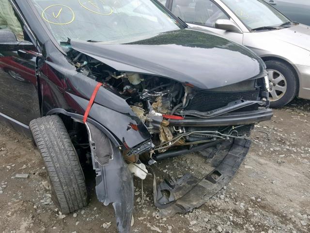 5J6RE4H77AL075855 - 2010 HONDA CR-V EXL BLACK photo 9