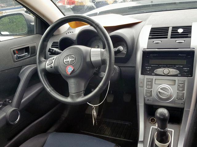JTKDE177760122951 - 2006 TOYOTA SCION TC GRAY photo 9