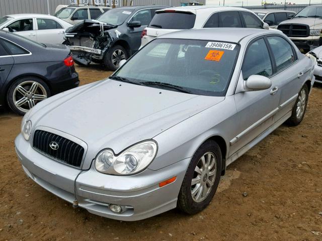 KMHWF25H82A661500 - 2002 HYUNDAI SONATA GL SILVER photo 2